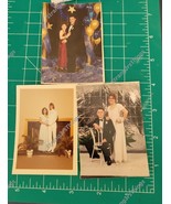 FOUND PHOTOGRAPH Color PROM COUPLES Original VINTAGE lot of 3 1970s 1990s - £11.07 GBP