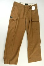 M Gordon 1998 Heavy Twill Golden Brown Stone Wash Cargo Pants Mens 36 R New - $42.49