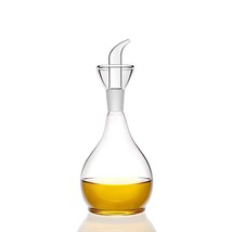 13Ounce/ 380 Ml Clear Glass Olive Oil Dispenser Bottle - Oil &amp; Vinegar Cruet Wit - £25.56 GBP