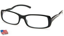 Prada Vpr 06M 1AB-1O1 Black Eyeglasses Frame 53-16-132mm B32 Italy - £66.57 GBP