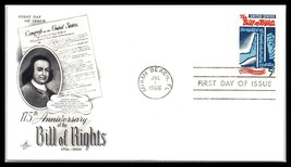 1966 US FDC Cover - 175th Anniversary Bill Of Rights, Miami Beach, Florida H11 - £2.34 GBP