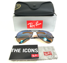 Ray-Ban Sunglasses RB3025 AVIATOR LARGE METAL 002/4O Polished Black 62-1... - £89.18 GBP