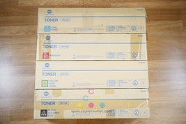 Cosmetic OEM Konica Minolta TN713 CMYK Toner Cartridge Set Bizhub C659 C759 - $225.72
