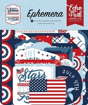 Echo Park Cardstock Ephemera 33/Pkg-Icons, Stars And Stripes Forever (Pa... - $44.49