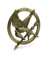 HUNGER GAMES MOCKINGJAY PIN 1.4&quot; Metal Badge Brooch NEW Bird Jacket Hat ... - $46.96 MXN