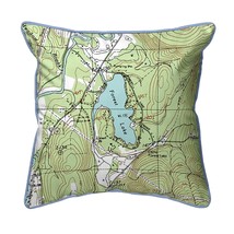 Betsy Drake Forest Lake, NH Nautical Map Extra Large Zippered Indoor Outdoor - £62.27 GBP