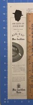 Vintage Print Ad Mac Lachlan Air Vac Ventilated Hat South Norwalk CT 13.5 x 2.5&quot; - £6.92 GBP