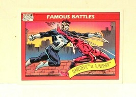 Daredevil vs. Punisher 1990 Impel Marvel #110 Series (Famous Battles) Card - £3.11 GBP