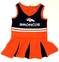 NFL Team Apparel Denver Broncos Cheerleader Dress 100% Polyester Size 18... - £9.57 GBP