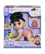 Baby Alive Crawl &#39;n Play Katie Kat Doll Black Hair 10.75in Electronic Toy - $37.62 CAD