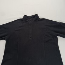 LL Bean Pullover Women’s M Black 1/4 Zip Sweatshirt Outdoor Fleece RN#71341 image 12