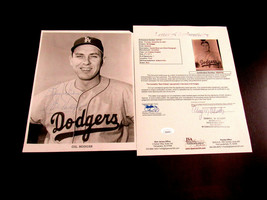 Gil Hodges Best Wishes 1955 Wsc Brooklyn Dodgers Hof Signed Auto B&amp;W Photo Jsa - £1,168.56 GBP