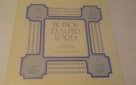 Rare Gospel Dordt College Be Thou Exalted Lord! Psalms 1-18 Psalter Hymnal - £456.70 GBP