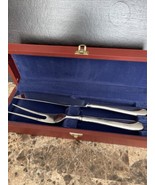 Hampton @ Home STAINLESS 2 Piece CARVING SET with Wooden Box - $39.68 CAD