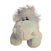 Webkinz Ganz Blue Fuzzy Hippo Plush Stuffed Animal Toy No Code HM009  - £5.31 GBP