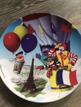 McDonald&#39;s Collector Plates Hot Air Balloon Eiffel Tower Paris. 2000 Vin... - $7.92