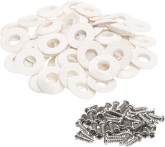48Pcs Yootones Plastic Guitar Tuner Ferrules Washers Compatible with Gui... - £11.13 GBP