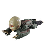 Scary Animated Crawling Baby Halloween Prop Zombie Ghost Baby Doll Haunt... - £73.24 GBP