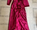 Vintage Lorraine  Size Small Ladies Long Robe And Gown Rose Color - $64.50