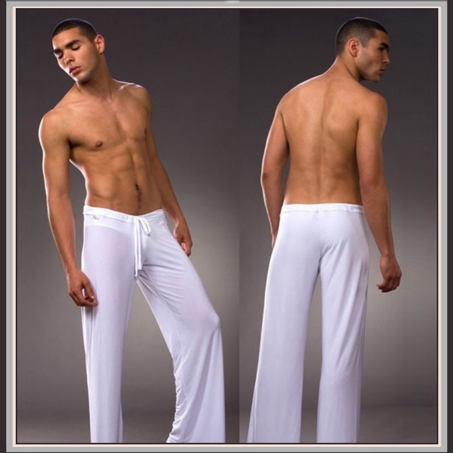 Men's Luxury Ice Silk Lounger Trousers Pajama Bottom Pants- For Our Men