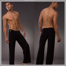 Men's Luxury Ice Silk Lounger Trousers Pajama Bottom Pants image 2