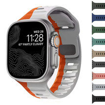 For Apple Watch Series Ultra 9 8 7 SE 6 5 iWatch 49mm Silicone Sport Strap Band - £6.18 GBP