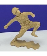 Marx toy soldier Japanese vintage ww2 wwii Pacific 1963 beige figure gre... - £11.69 GBP