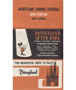 Vintage Disneyland ephemera maps pamphlets Tom Sawyer, Summer Hours 1950... - $102.52 CAD