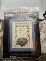 JanLynn Counted Cross Stitch Kit &quot;Joy On Earth&quot; #50-658 - Sealed - £10.39 GBP