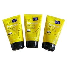 Lot of 3 Clean &amp; Clear Lemon Zesty Facial Scrub Vitamin C 4.2 oz Each - £35.19 GBP
