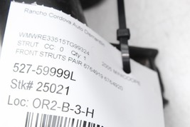 Front Struts Pair Left & Right Htbk w/o JCW Fits 02-06 MINI COOPER 71712 image 12