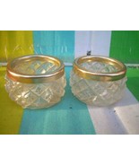  Vintage Soviet Russian Plastic Metal Top Salt / Pepper Cellars Set Abou... - €11,70 EUR