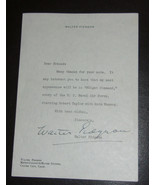 Walter Pidgeon TYPED LETTER SIGNED Circa 1940 MGM Studios &quot;Flight Command&quot; - £46.01 GBP