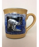 Detroit Zoo Mug Coffee  &quot;Arctic Ring Of Life&quot; Embossed Polar Bear Yellow... - $7.65 CAD