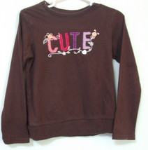 Toddler Girls Old Navy Brown Long Sleeve Top Size 4T - £3.09 GBP
