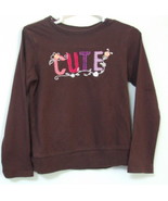 Toddler Girls Old Navy Brown Long Sleeve Top Size 4T - £3.16 GBP
