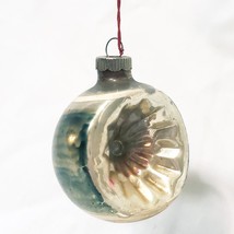 Shiny Brite Mercury Glass Indent Star Ball Christmas Tree Ornaments  3&quot; Vintage - £13.32 GBP