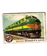 Train Card # 21 Minneapolis &amp; St. Louis Ry  Diesel Loco - £1.72 GBP