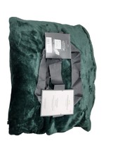Twin / XL Twin Extra Soft MicroPlush Pine Green Blanket 66 x 94&quot; -Threshold - £36.71 GBP