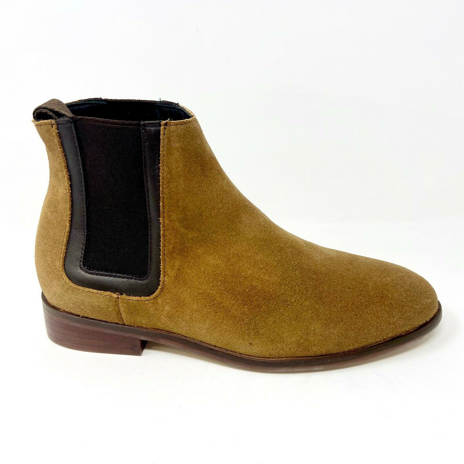 Thursday Boot Co Honey Suede Tan Black Womens Casual Duchess Booties