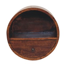 Floating Circle Chestnut Bedside - $156.00