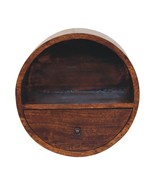 Floating Circle Chestnut Bedside - $156.00
