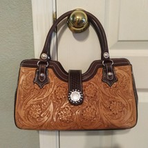 Montana Silversmith Leather Western Purse Women&#39;s Ladies Cowgirl Handbag... - $89.10