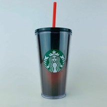 Starbucks 2019 Winter Holidays Holographic Red Green Christmas Tumbler 16oz New - £15.89 GBP