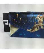 Star Wars Bi-Fold Wallet Rebel Alliance Galactic Empire Blue &amp; Gold Clutch - $246.78 MXN