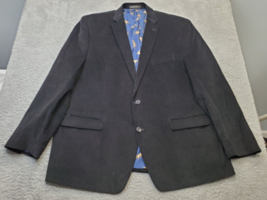 Lauren Ralph Lauren Blazer Jacket Mens Size 48L Black Single Breasted Tw... - $41.75