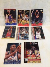 8 Upper Deck Basket Ball Trading Cards  Barkley, Malone, Payton, Drexler &amp; More - £6.89 GBP