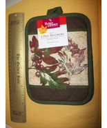 Better Homes Potholder Set BHG Oak Leaf Autumn Kitchen Linen Pot Holder ... - $4.74