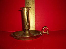 Home Treasure Decor Metal Brass Candlestick Single Post Push-Up Candle Holder - £18.95 GBP