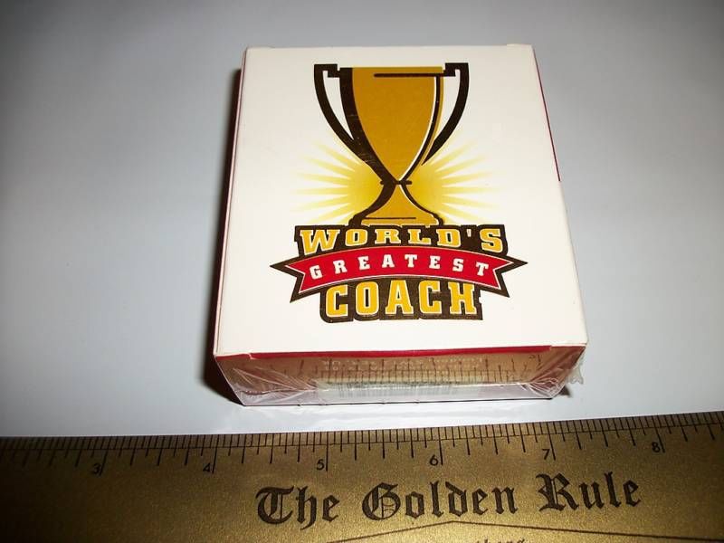 Sport Gift Mini Book Kit World Greatest Coach Set Team Whistle Keychain Activity - $4.74